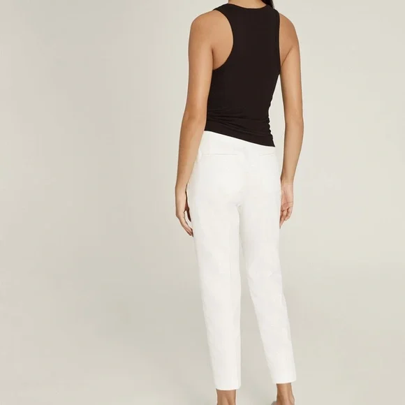 Cigarette Crop - New With Tags - NEVER WORN - White